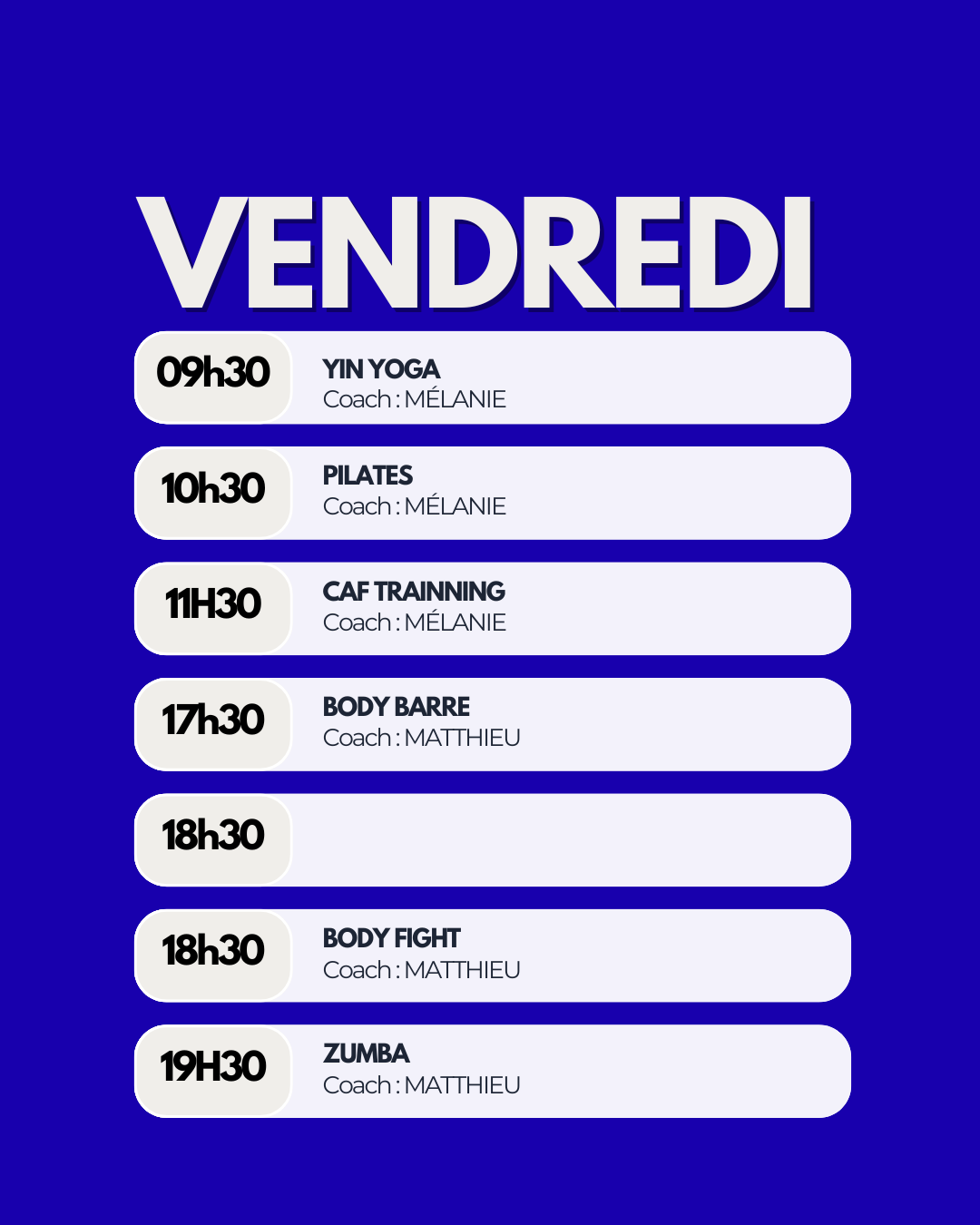 vendredi