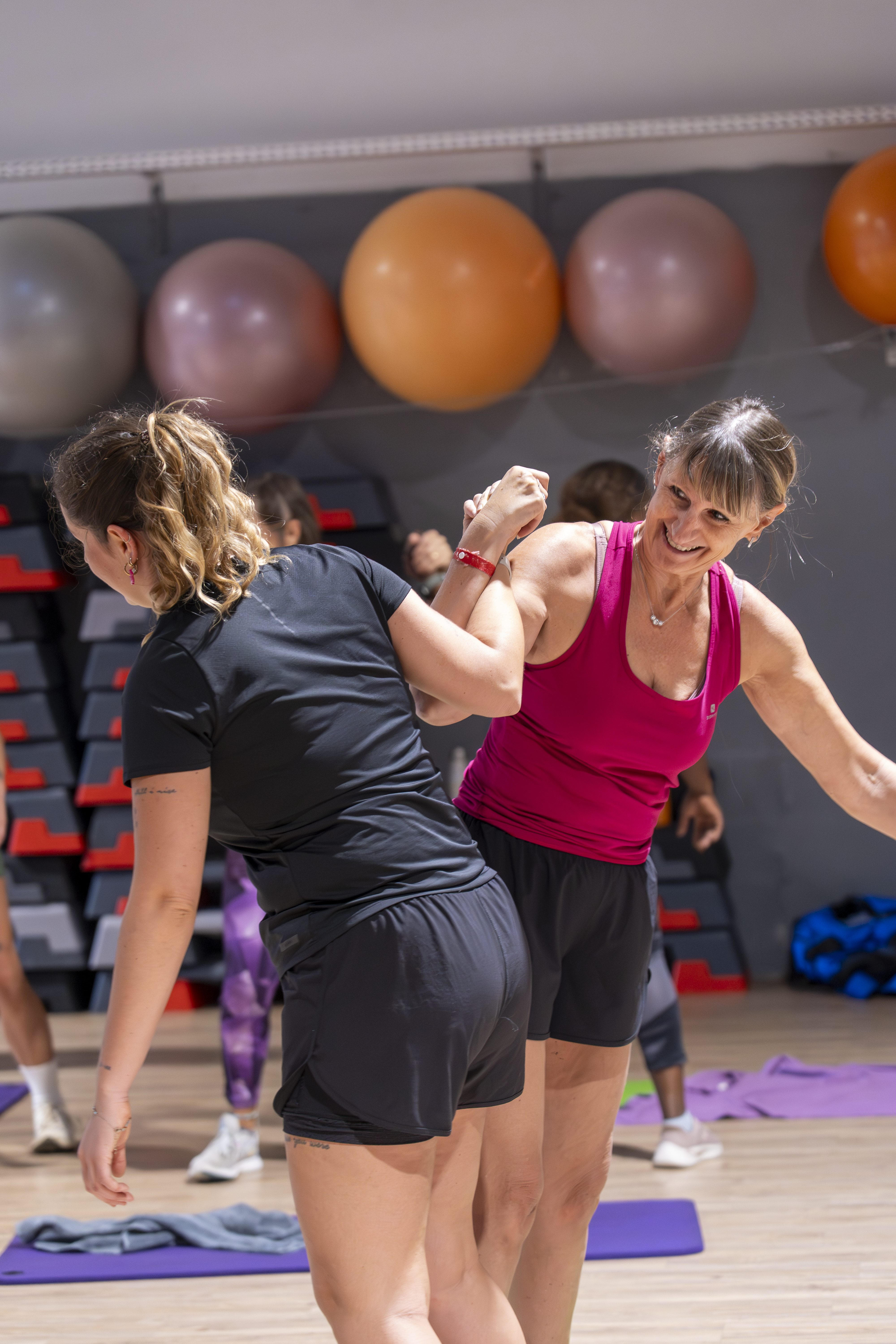Cours de Zumba collectif